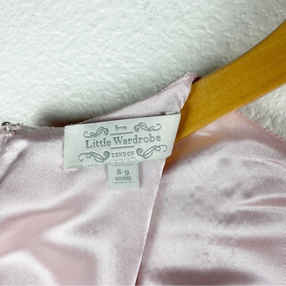 Little Wardrobe London Pink Dress & Jacket Set‎ Size 8-9Y - Picture 11 of 14